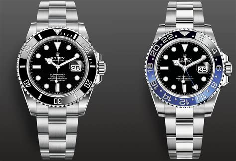 difference between rolex submariner gmt master ii|rolex gmt vs submariner review.